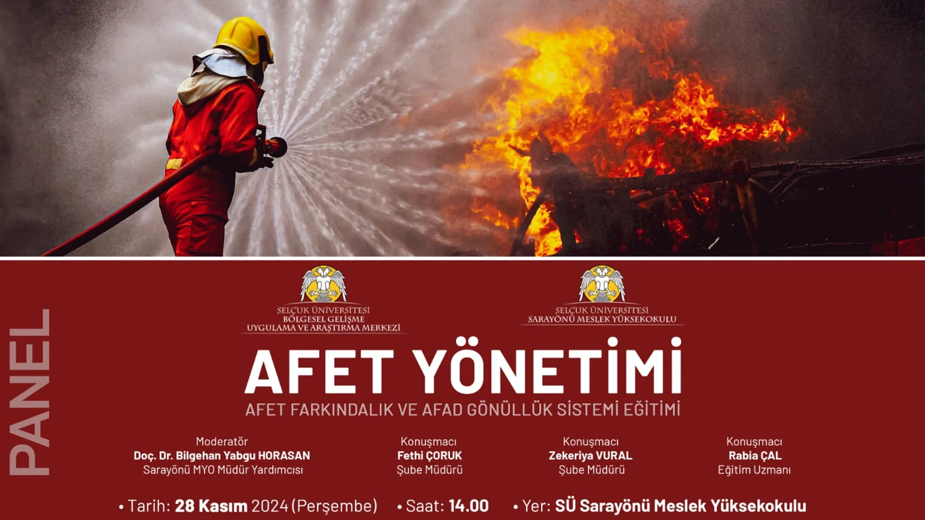 Afet Farkındalık ve AFAD Gönüllülük Sistemi Eğitimi